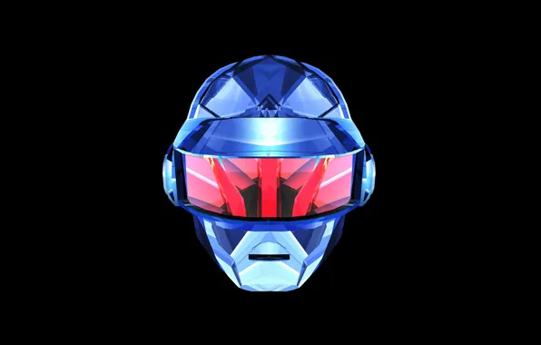 Черный, Музыка, Фон, Маска, Daft Punk, Thomas Bangalter, Дафт Панк, Тома