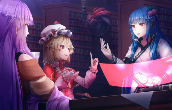 Девушки, Комната, Группа, Touhou, Тоухоу