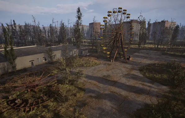 Колесо обозрения, Сталкер, Припять, Сталкер 2, Stalker 2, S.T.A.L.K.E.R. 2: Heart of Chornobyl