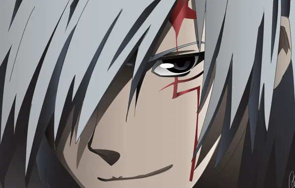 Аниме, арт, парень, D.Gray-man, Allen Walker