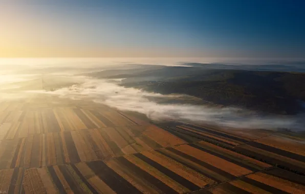 Картинка поле, осень, Молдова