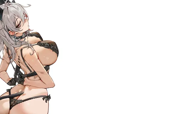 Girl, hot, sexy, ass, bra, panties, hot girl, anime