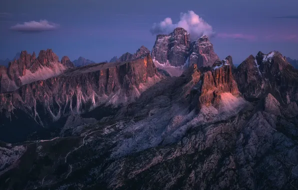 Горы, Италия, Italy, Доломитовые Альпы, Dolomites, Доломиты