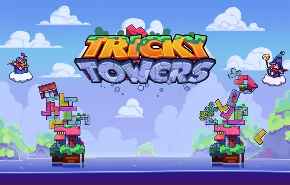Game, tetris, TrickyTowers