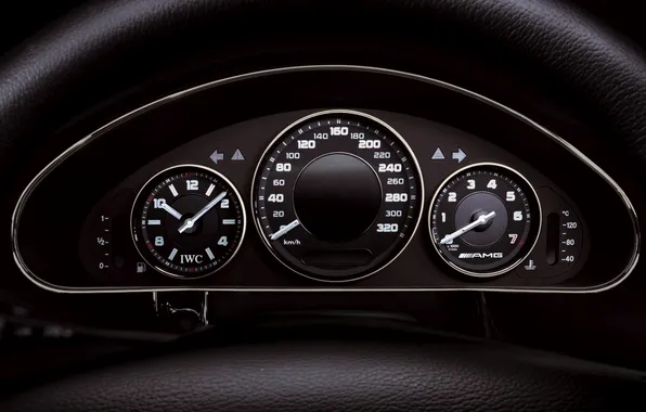 Картинка Mercedes-Benz, приборы, amg, CLS-Klasse, cls55