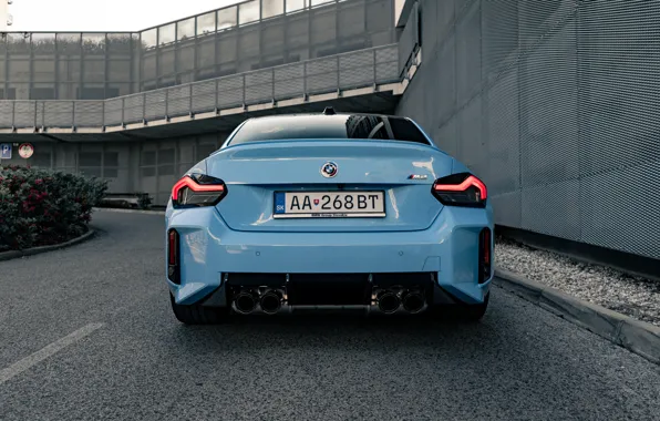 Картинка BMW, rear, M2, G87, 🤢, BMW M2 AT