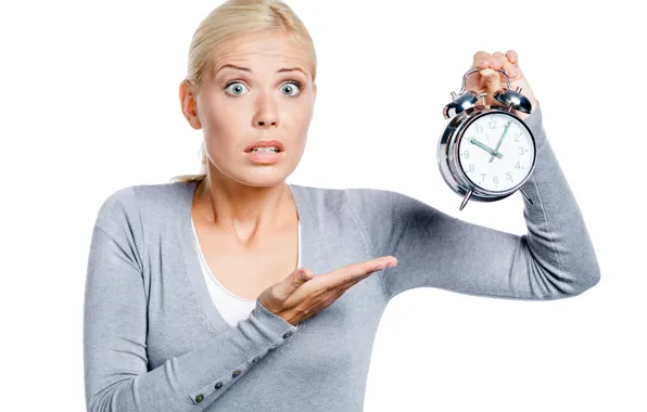 Woman, watch, expressions