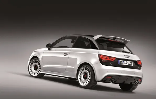 Audi, white, cars, auto, wallpapers auto, audi a1 quattro