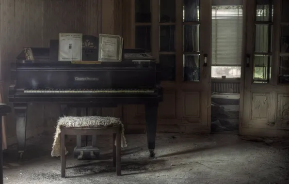 Музыка, комната, пианино