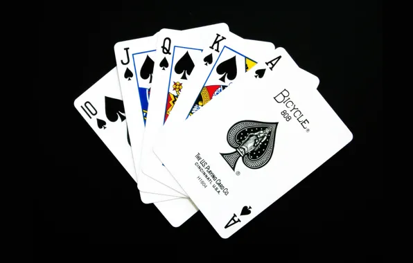 Карты, масть, флеш-рояль, покер