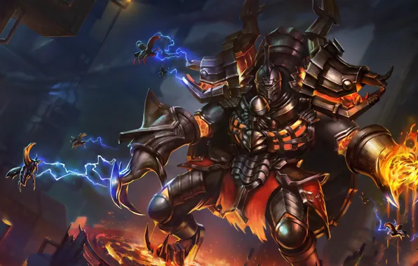 Жук, art, доспех, Heroes of Newerth, скарабей, moba, Pestilence, Scourge Trooper
