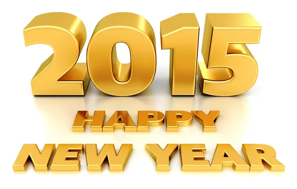 Картинка золото, Новый год, New Year, Happy, 2015