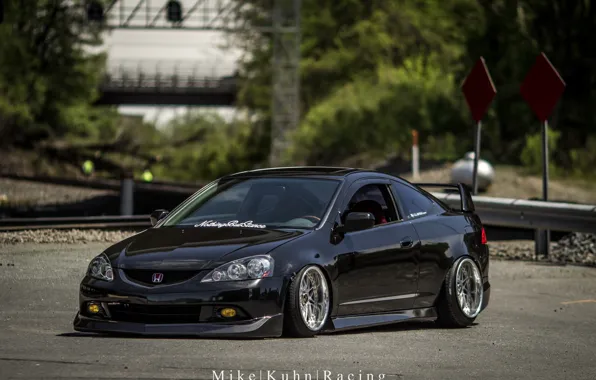 Turbo, wheels, honda, black, japan, jdm, tuning, low