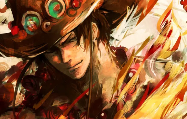 Шляпа, парень, One Piece