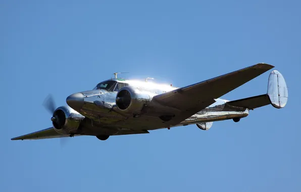 Самолёт, американский, пассажирский, лёгкий, Beechcraft, Model 18