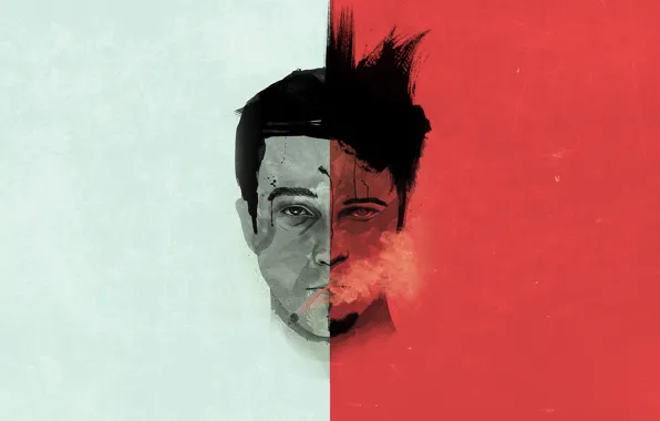 Брэд Питт, Эдвард Нортон, Fight Club, бойцовский клуб