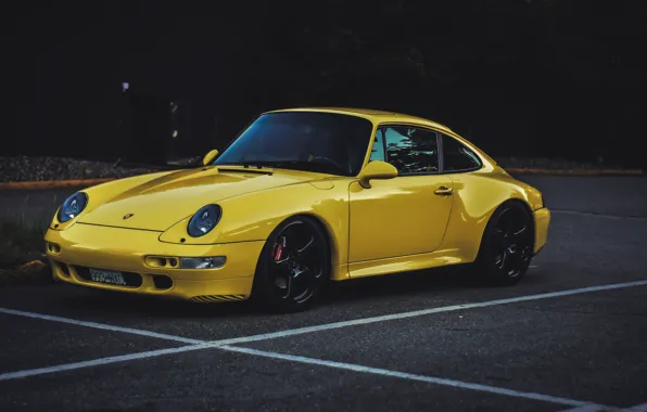 911, Porsche, Yellow, 993