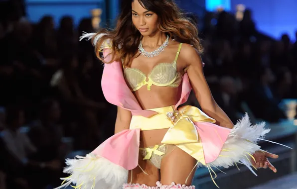 Модель, белье, брюнетка, шоу, подиум, мода, Victoria's Secret