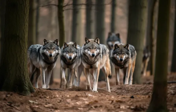 Nature, predator, animal, wolf, wildlife, wolfpack, portrait., Canis lupus. face • wolf • portrait • …