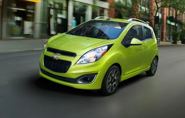 City, Скорость, Шевроле, Red, Chevy, 2013, spark