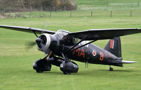 Картинка поле, аэродром, британский, WW2, Lysander IIIA, тактический разведчик и самолёт связи