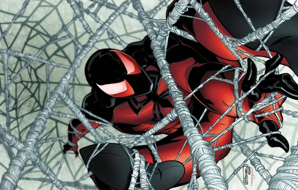 Паутина, комикс, spider man, Marvel Comics, Клон, Алый паук, Каин