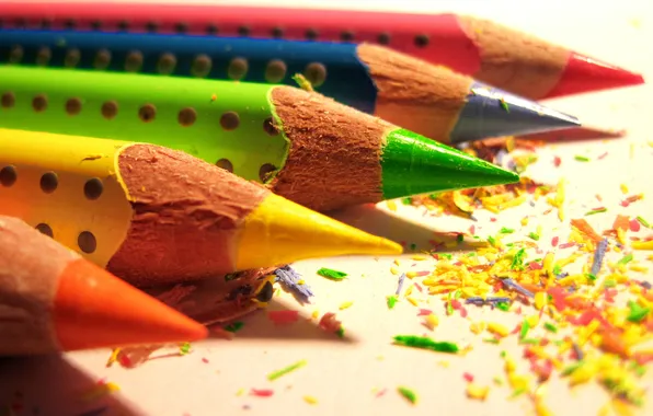 Картинка фон, цветные, карандаши, стержни