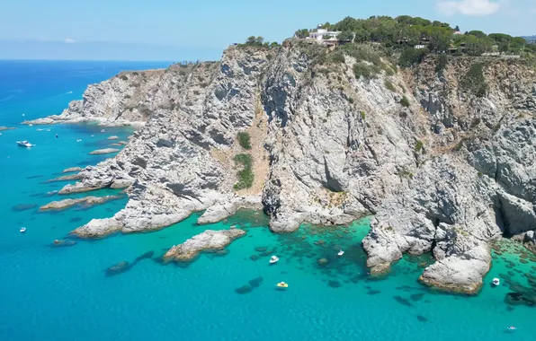 Sea, Italy, nature, Calabria