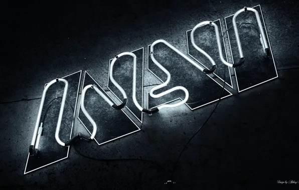 Logo, neon, navi