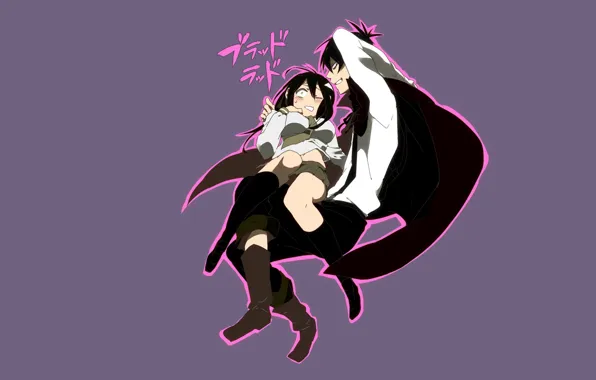 Девушка, аниме, арт, Стаз, Кровавый парень, Blood Lad