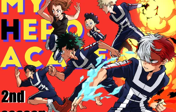 Аниме, арт, герои, персонажи, Boku no Hero Academia, Моя геройская академия