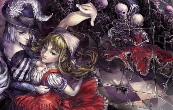 Dance, bones, mirror, Dragon's Crown