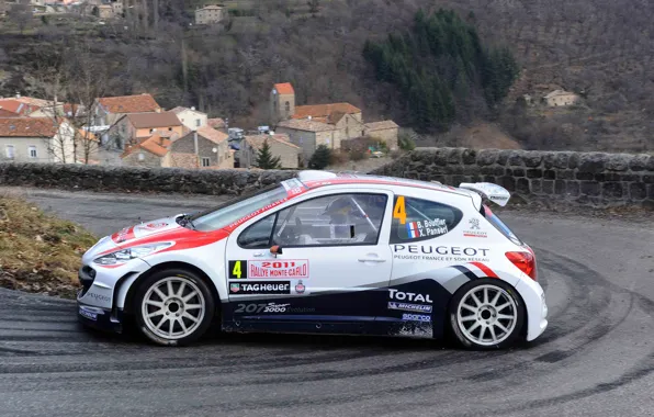 Пежо, Peugeot, Размытость, S2000, Rally, Ралли, Monte Carlo, Размытие