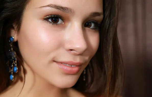 Лицо, модель, серьги, Alma, Emmy, Arina f