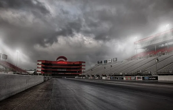 Race, Clouds, Sky, Wallpaper, Road, NHRA, Car race track
