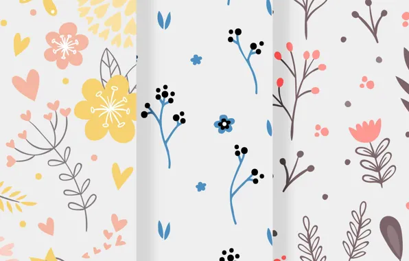 Текстура, pattern, Colourful, floral