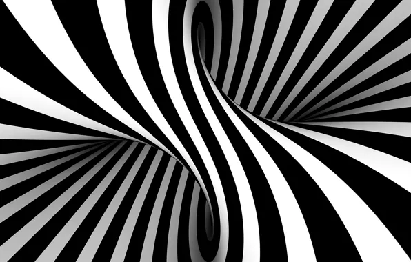 Абстракция, черно-белый, black and white, оптическая иллюзия, optical illusio, Vasarely style, Стиль Вазарели