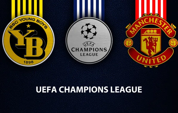 Wallpaper, sport, logo, football, Manchester United, UEFA Champions League, BSC Young Boys, BSC Young Boys …
