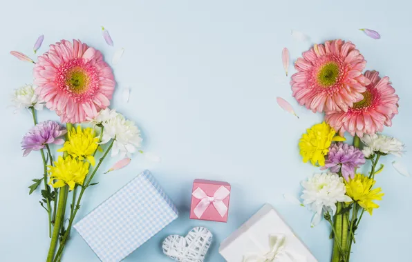 Цветы, подарки, сердечко, поздравление, букеты, День матери