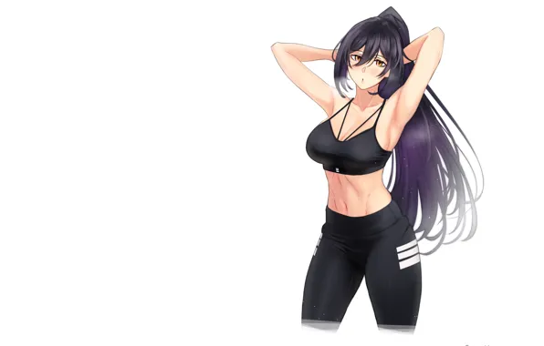 Girl, hot, sexy, anime, babe, sports, fitness, gym