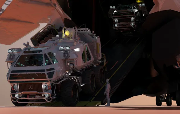 Автомобиль, выгрузка, Isolate 2399 Rover