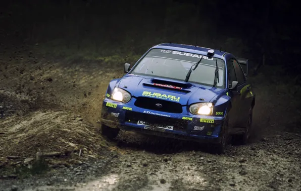 Авто, Subaru, Impreza, Спорт, Машина, Гонка, Грязь, WRX