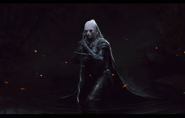 Девушка, Доспехи, Меч, A child of prophecy, Дитя Пророчества, JJ Dogma