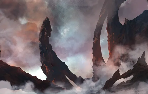 Рисунок, Пейзаж, Арт, Landscapes, Digital Art, TacoSauceNinja, by TacoSauceNinja, Never ending