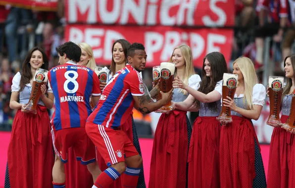 Футбол, football, Jerome Boateng, fc bayern munich, Javi Martínez