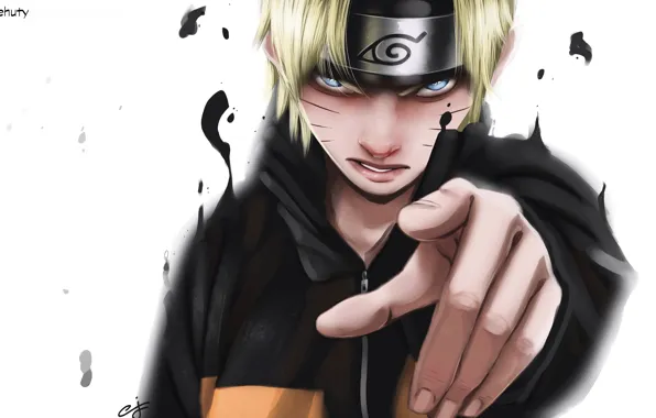 Взгляд, злость, белый фон, Наруто, Naruto, Узумаки Боруто