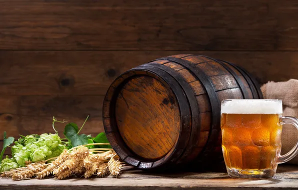 Background, beer, alcohol, barrel, brewery, beverage, ale, brewing
