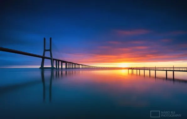 Картинка небо, Португалия, мосты