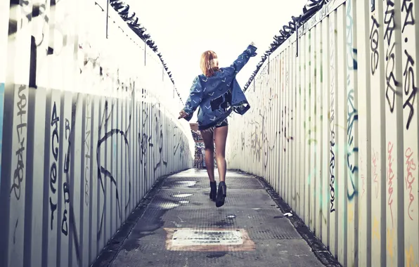 Девушка, город, музыка, улица, азиатка, London, Sistar, K-pop