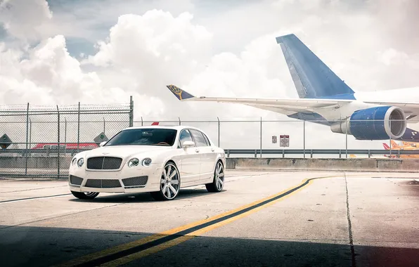 Картинка car, авто, тюнинг, седан, бентли, Bentley Continental Flying Spur